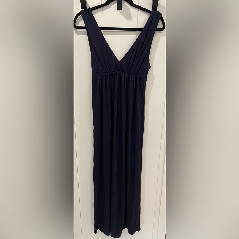 J.Crew Navy Blue Maxi Dress Small